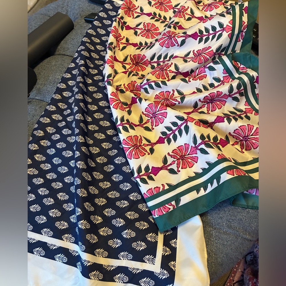 (2) J Crew scarves